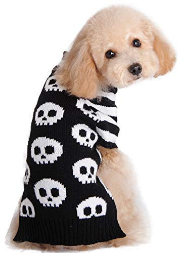 HAPEE Hundepullover mit Totenkopf-Motiv