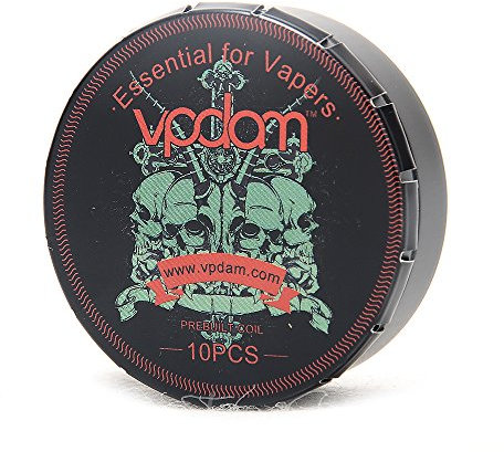 DIY-24H - 10x Taiji 0.25 Ω Ohm von VPDAM Prebuilt Fertigwicklung Wire Vapers RDA RBA RTA KA1 Draht