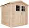 Gartenhaus Holz - Geräteschuppen Holz - Gerätehaus Hochwertige abschließbare Tür B216xL206xH218 cm/ 3.53 m2 - Fahrrad Schuppen - Gartenhäuser & aufbewahrung Wasserfestes Dach TIMBELA M343F