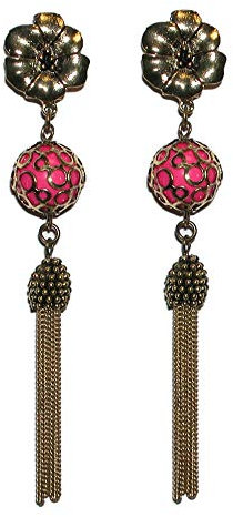 Desconocido PENDIENTE FLAMENCA (FUCSIA)
