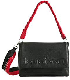 Desigual Damen Bols_half Logo Copenhague Across Body Bag, Schwarz, Einheitsgröße EU