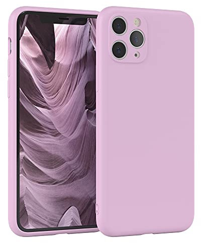 EAZY CASE - Silikonhülle für iPhone 11 Pro Hülle Silikon Case Violett weich stoßfeste Handyhülle iPhone 11 Pro Schutzhülle mit Kameraschutz Dünn Premium Schutz Cover TPU Phone Bumper in Flieder