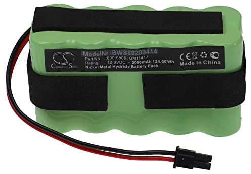 vhbw Batería Recargable Compatible con Medela Clario tecnología médica, Sanitaria (2000 mAh, 12 V, NiMH)