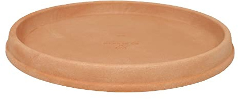 MePla Dessous de Plats Roma - Rond - Résistant aux Intempéries - Résistant Aux UV Caboteurs Floraux - ø54 - Terracotta