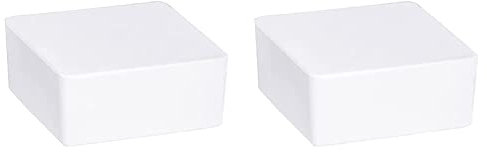 WENKO Nachfüller Raumentfeuchter Cube, Nachfüllpack für Luftentfeuchter, reduziert Schimmel & Gerüche, 1 kg Granulatblock, 12 x 5 x 12 cm, Weiß & Nachfüller Raumentfeuchter Cube, 10 x 5 x 10 cm, Weiß