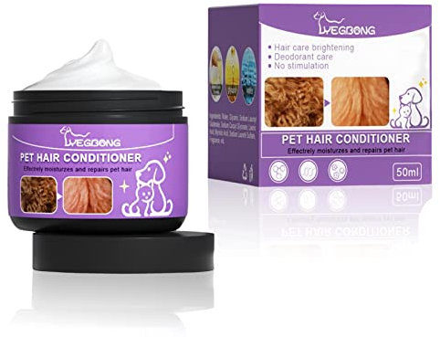 3 Stück Hunde-Conditioner – Haustierhaar-Conditioner für Hunde, natürliche Tierhaarpflege-Creme, um das Haar Ihres Haustieres flauschig und weich zu machen, ohne sich zu verheddern