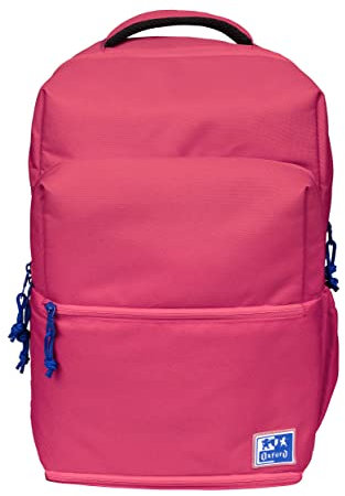 Oxford B-Out, Mochila Escolar Unisex, 30L, 42cm, Bolsillo Acolchado para Portátil, Compartimento Isotérmico, Poliéster Reciclado RPET, Color Sandía
