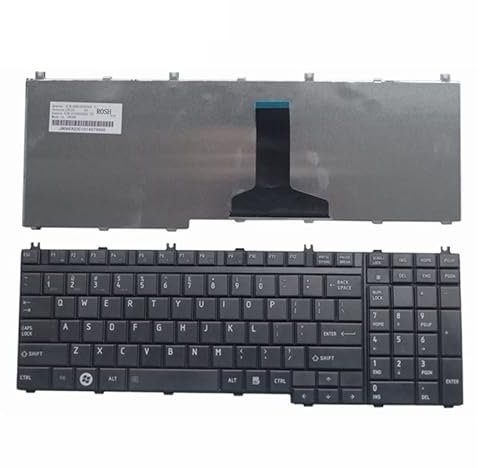 YANHAO [Laptop-Tastaturen] Tastatur for Toshiba Satellite P300 P305 P500 P200 P205 P505 L350 L355 L500 L505 X200 X505 X300 A500 A505 F501 L535 US Matt