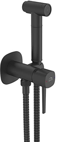 KOLMAN Unterputz WC-Bidet Badarmatur Schwarz POLA Bidet-Mischbatterie