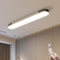 Oninio LED Deckenleuchte 3000K-6500K Dimmbare Deckenlampe mit Fernbedienung Deckenleuchten für Wohnzimmer Küche Esszimmer Schlafzimmer (48W 100cm)