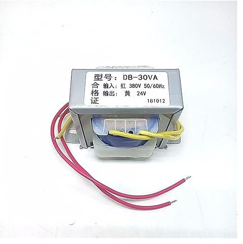 FUNTLY Trasformatore di Potenza Trasformatore di Potenza EI66 DB-30VA 30W 380V 24V 1.25A Isolamento frequenza di Alimentazione Ingresso 380V