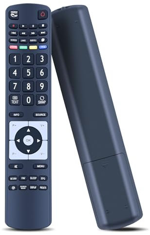GOUYESHO RC5110 - Mando a Distancia de Repuesto para Kendo Vestel Medion Oki LC11S22DVD LC12S32FHDTT LCD32FHD121 LED12S22DVDFHD 16FLX914LU C32VD-FHTUV3D V26A-PHDTUVI V26C-PHTUVI V42C-FHTUVI HTUVI