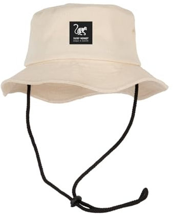 Surf Monkey Boonie Hat Fischermütze für Herren/Damen, 100 % Baumwolle, sandfarben, 58