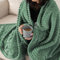 EMEMA Kuscheldecke Fleecedecke Flanell Decke Einfarbig Wohndecken Couchdecke Flauschig Überwurf Mikrofaser Tagesdecke Sofadecke Blanket Für Bett Sofa Schlafzimmer 220x240 cm Matcha Grün