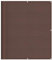 vidaXL Balkon Sichtschutz, Balkonbespannung mit Ösen Seil, Wasserfeste Balkonabdeckung, Balkonverkleidung für Balkon Terrasse, 120x1000cm Braun 100% Polyester-Oxford