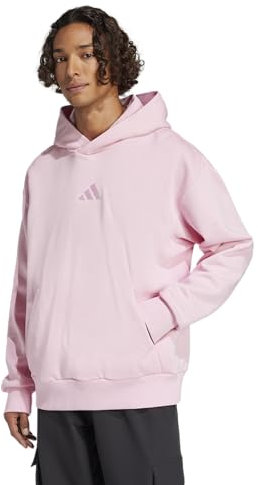 adidas All Szn Fleece Hoodie Sweatshirt à Capuche, Rose Vif, XS Homme