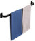 Mooche Black Towel Rail Wall Mounted, 55CM Hand Towel Holder, SUS304 Stainless Steel Single Towel Bar for Bathroom Kitchen Home