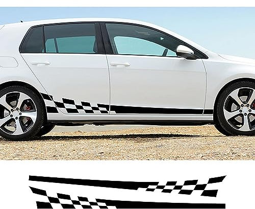 ttttTTTa Karosserie Aufkleber Aufkleber,für VW Golf 7 4 5 6 3 2 8 MK8 MK7 MK6 MK5 MK4 MK3 MK2,Auto Dekor Aufkleber Karosserie Tür Aufkleber Außen Zubehör,A-Black