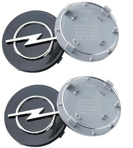 FAGBPEFW Nabendeckel, für Opel Grandland X 2017-2021 60mm Wasserdicht und Rostfrei Radnabendeckel Langlebig Stabil Nabenkappen dekorative Accessoires,B