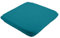 Stuhlkissen Rail - 100% Baumwolle 225g/m² mit Kaltschaum-Schaumstoff - Bezug waschbar (Petrol, 40x40x5cm)