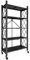 Estante industrial de metal con estantes de almacenamiento de 5 niveles para cocina, microondas, horno, oficina en casa y garaje, 31 pulgadas de altura