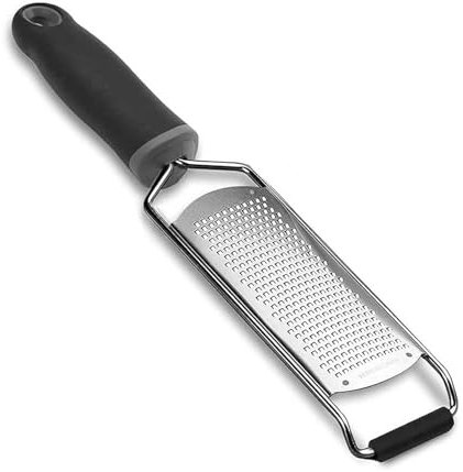 Lemon Zester Kitchen Cheese Grater Vegetable Slicer for Parmesan Cheese Lemon, Garlic, Nutmeg, Chocolate, Fruits, Ginger - Cheese Shredder & Sharp Stainless Steel Blade