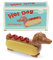 Anspitzer Hot Dog Bleistiftanspitzer Sausage Dog Dackel ca. 11,7 x 4,2 x 6,2 cm