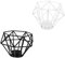 Homoyoyo 1 Satz Diamant-farbton Modern Led-basislicht Befestigung Glühbirnenabdeckungen Nacht Lampe Pavillon Beute Die Glühbirne Leuchte Anzeige Lichtbeschlag Decke Eisen 2 Stück