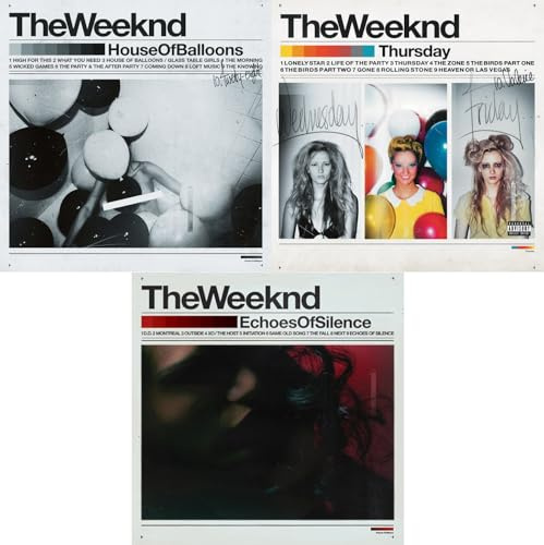 House Of Balloons - Thursday - Echoes Of Silence - The Weeknd Greatest Hits - 3 Compact Discs - Complete Trilogy Album Bundling