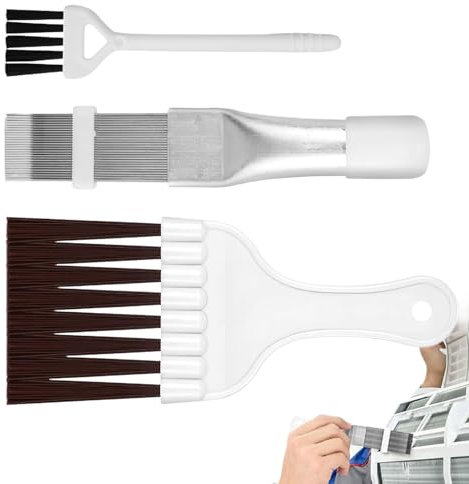 Peigne pour Climatiseur,Kit de Nettoyage pour Peigne des Ailettes de Climatiseur | Nettoyage Radiateur pour Climatisation Maison Camping Car Réfrigérateur