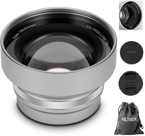 VILTROX TCL-X100 VI Telekonverter-Objektiv für Fujifilm X100-Serie Kameras, 1.4X Teleobjektiv mit automatischer Erkennung für Fuji Fujifilm X100VI, X100V, X100F, X100S, X100 Kameras – Silber