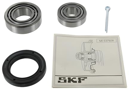 SKF Radlagersatz mit Wellendichtring VKBA 539 Position Vorderachse Höhe 97mm Länge 95mm Breite 64mm - OE Qualität