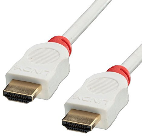 Lindy 41410 Cavo HDMI High Speed Bianco, 0.5,m
