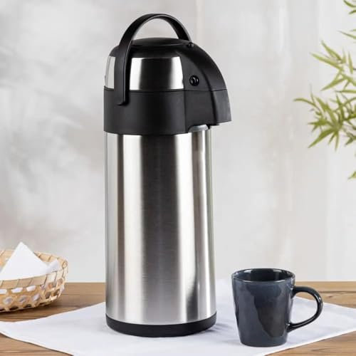 Unbekannt Hi 26105 Airpot Pichet Isotherme à Double paroi en Acier Inoxydable 5 l