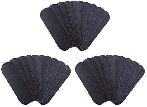 EXCEART Pedicure Liners 50pcs Foot File Paper Pedicure File Refill Pads Skin Corns Remover Feet Pedicure Accessories Tools 80 Grit Nail Files