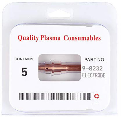 Maranon Elektroden, 5 Stück/Set 9-8232 Thermodynamik Plasmaschneider-Schneidbrenner Verbrauchsmaterial SL60-100-Elektrode, geeignet für die meisten Plasmaschneidbrenner