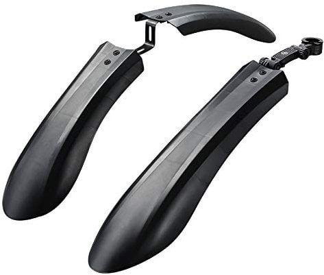 YFCTLM Fahrradschutzblech 4.0 Wide Fat Bike Fender Zubehör Fatbike Vorne Hinten Kotflügel 26-29inch Fahrrad Flügel Widen for Schnee-Fahrrad Fenders