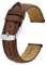 BISONSTRAP Uhrenarmband 22mm, Vintage Leder Ersatz Armband, Dunkel Braun