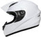 Zorax ZOR-819 Weiß L (59–60 cm) Integral-Motorradhelm Motorradhelm, ECE 2206-Zulassung