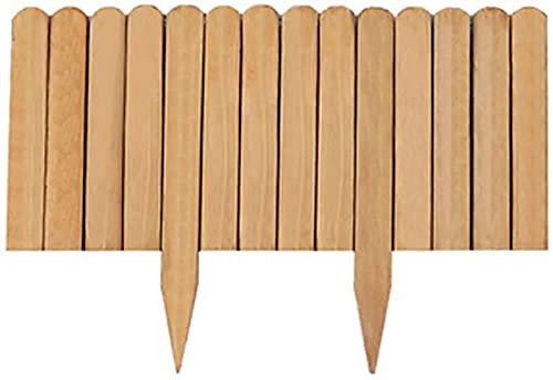 Barriere Jardin Cloture Jardin Exterieur Piquet extérieur en bois panneau ornemental bordure de clôture de jardin décorative pour Patio lit de fleur véranda herbe parterres de fleurs aménagement