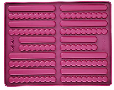 Collory® Silikon Backmatte Hundekekse Sticks (16 cm), Knabberstangen, Kaustangen als Hundesnack, Riegel, Backform Müsli Riegel, Snack für Mensch und Tier