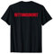 Rücken Aufdruck Hinten Roter Schriftzug Rettungsdienst T-Shirt