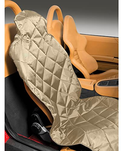 E-TECH Ultro Premium Diamond Quilt Car Seat Cover (Champagne Beige)