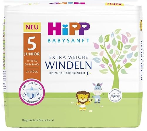 HiPP Babysanft Windeln Junior 5 Einzel