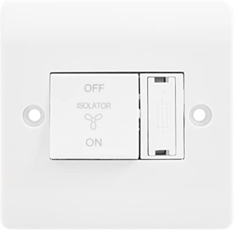 Click CMA3020 Mode 10A 3 Pole Extractor Fan Isolator Switch with 3A Fuse