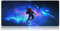Bimormat U42maskman - Tappetino per mouse XXL da gaming, 900 x 400 mm, con bordi cuciti, tastiera personalizzata, antiscivolo, base in gomma resistente all'acqua (90 x 40 cm)