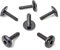 10x Metall Bund Torx Schraube in Schwarz | T25 M5 | N90775801 07146963883