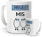 mundohuevo Regalo divertido y personalizado. Taza ¿Imposible? Mis huevos. Cerámica AAA - 350 ml.