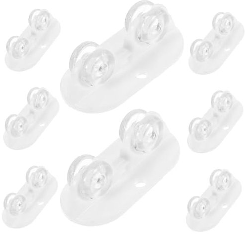 DECHOUS 8 Stücke Ein Karton Selbst Räder Paste Möbel DIY Fall Baby Bin Selbstklebend Premium Rack Kleidung Praktisch Multi-Abs Multifunktionale Lenkkugel Auf Spielzeugauto Selbst-