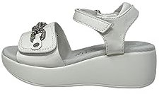 Lelli Kelly lkca3512 - SANDALIA PLATFORM NIÑA, color blanco pintura de la NUMERACIÓN del 26 al 37, Pintura blanca, 30 EU